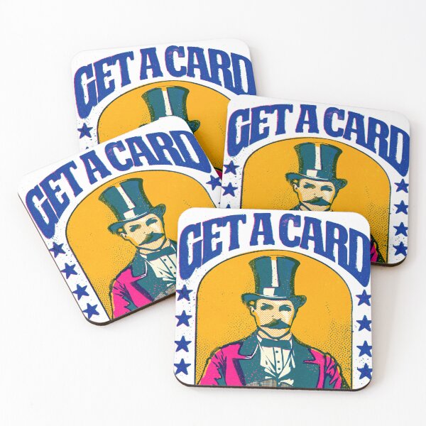 Item preview, Get a Card Vintage Magician with Playing Cards designed and sold by Fani*.