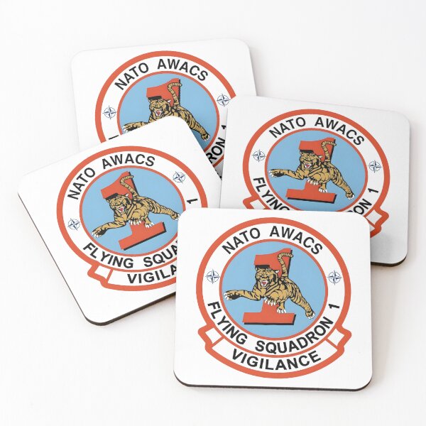 Item preview, NATO AWACS Flying Squadron 1 Military Patch    designed and sold by CharlieDesings.