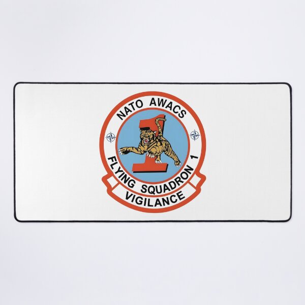 Item preview, NATO AWACS Flying Squadron 1 Military Patch    designed and sold by CharlieDesings.