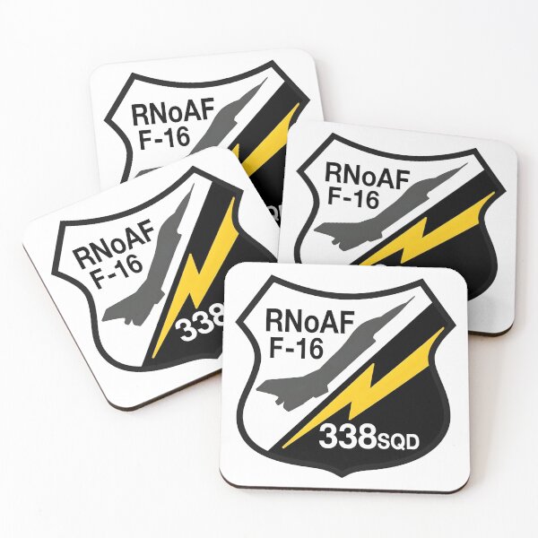 Item preview, RNoAF F-16 338 Squadron Military Patch    designed and sold by CharlieDesings.