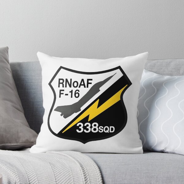 Item preview, RNoAF F-16 338 Squadron Military Patch    designed and sold by CharlieDesings.
