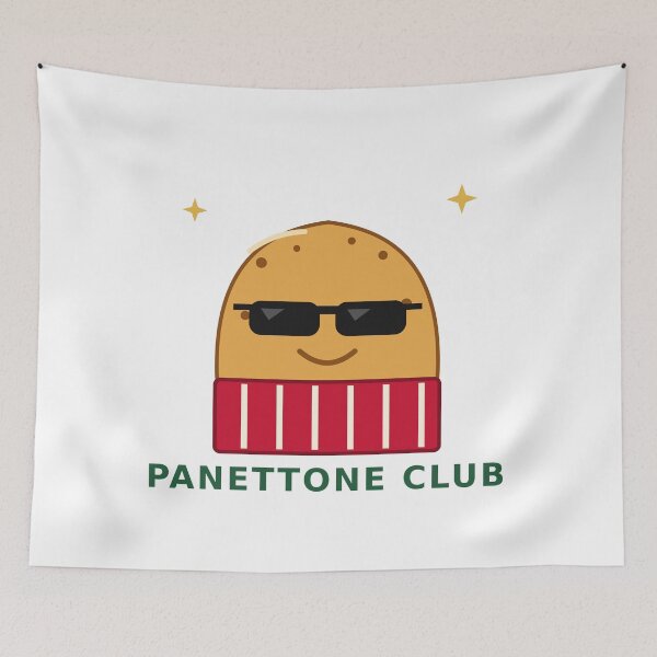 Item preview, Funny Panettone Club Christmas Italian Cake designed and sold by stileepensieri.