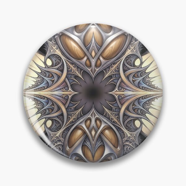 Item preview, Art Nouveau Gothic Stained Glass Shield Mandala designed and sold by Frackxion.
