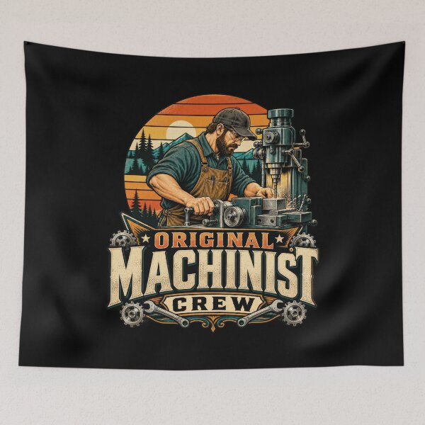 Item preview, Original Machinist Crew Machining Precision Enthusiasts designed and sold by Felinefinesse.