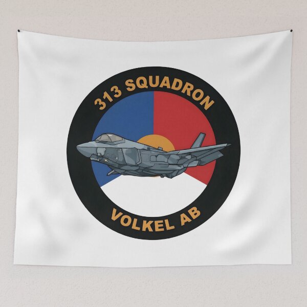 Item preview, 313 Squadron Volkel AB Military Patch    designed and sold by CharlieDesings.