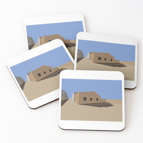 Item preview, Minimalist Desert Village designed and sold by ArtbyADriben.