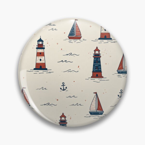 Item preview, Lighthouses and Little Sailboats designed and sold by ArtfulAdv.