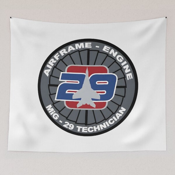 Item preview, MiG-29 Airframe - Engine Technician Military Patch    designed and sold by CharlieDesings.
