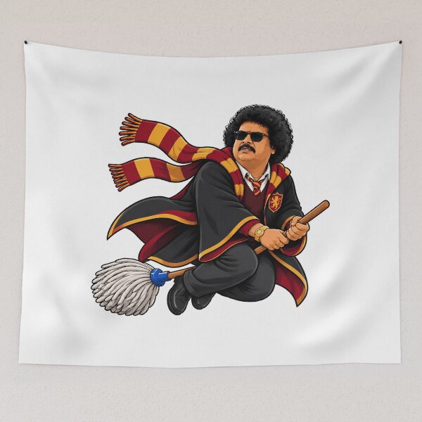 Item preview, Jailer 2 Moorthy Anna Harry Potter Mopstick Namo Narayana Tribute Art designed and sold by Fashvora.