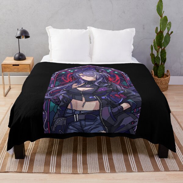 Item preview, Acheron Honkai Star Rail Violet Gothic Stained Glass designed and sold by mildaclairmo.