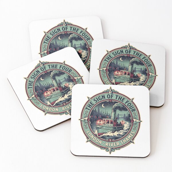 Item preview, Sherlock Holmes: Aurora on the Moonlit Thames designed and sold by Fenay Designs.