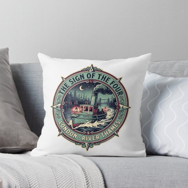 Item preview, Sherlock Holmes: Aurora on the Moonlit Thames designed and sold by Fenay Designs.