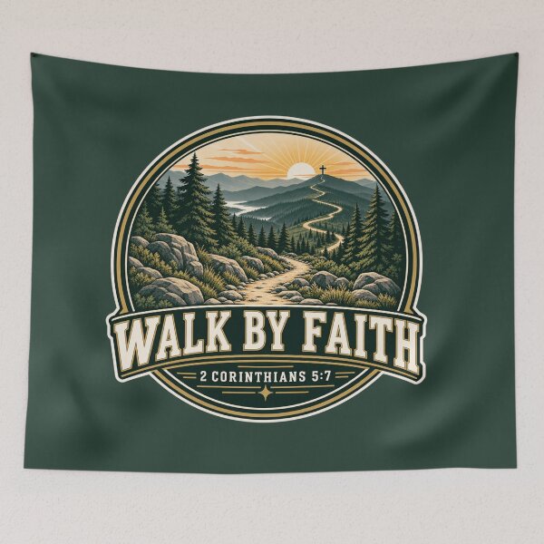 Item preview, Walk by Faith Christian Mountain Trail designed and sold by BROHLine Studio.