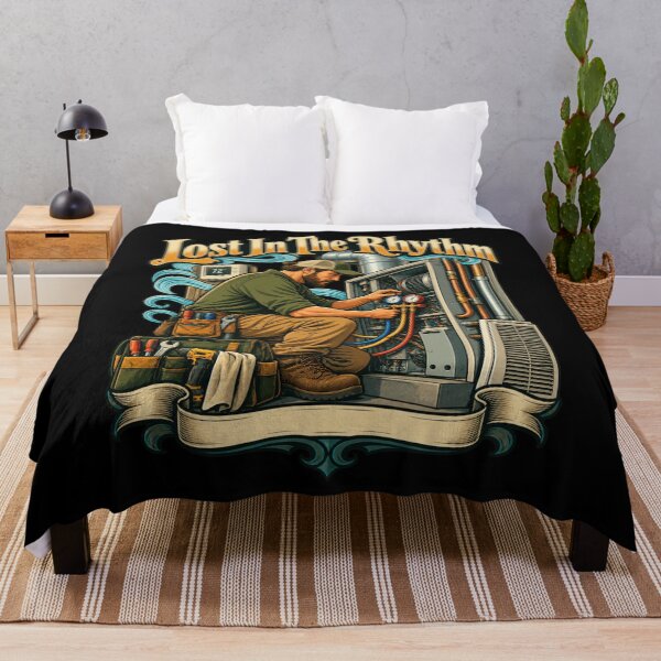 Item preview, Funny Indepth Artistic Portrayal Peak HVACTech Lover Fan designed and sold by Felinefinesse.