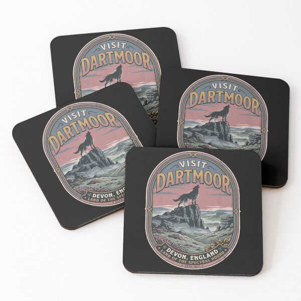 Item preview, Sherlock Holmes: Dartmoor Spectral Hound Travel Badge designed and sold by Fenay Designs.