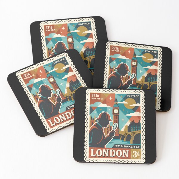 Item preview, Sherlock Holmes: London Detective Postage Stamp designed and sold by Fenay Designs.