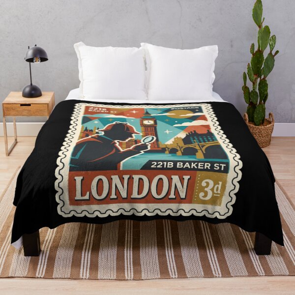Item preview, Sherlock Holmes: London Detective Postage Stamp designed and sold by Fenay Designs.