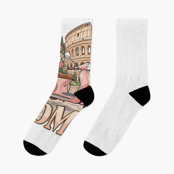 Item preview, Rome Scooter Floral Colosseum Travel Design designed and sold by stmpdwrld.