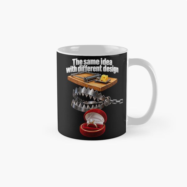 Item preview, The Same Idea With Different Design – Funny Mouse Trap Proposal Ring Humor designed and sold by Trendably.
