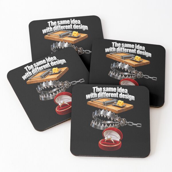 Item preview, The Same Idea With Different Design – Funny Mouse Trap Proposal Ring Humor designed and sold by Trendably.