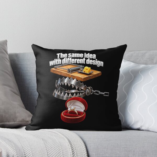 Item preview, The Same Idea With Different Design – Funny Mouse Trap Proposal Ring Humor designed and sold by Trendably.