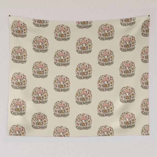 Item preview, Cozy Season Mushroom House Cottagecore Autumn Fall Foliage designed and sold by PACS0011.
