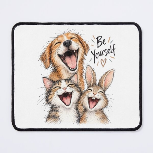 Item preview, Laughing Animals Be Yourself designed and sold by Snurly.