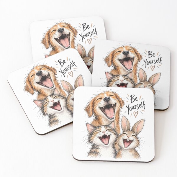 Item preview, Laughing Animals Be Yourself designed and sold by Snurly.