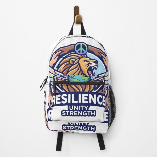 Item preview, Global Resilience Lion Emblem – Unity & Strength designed and sold by GeniusCorner.