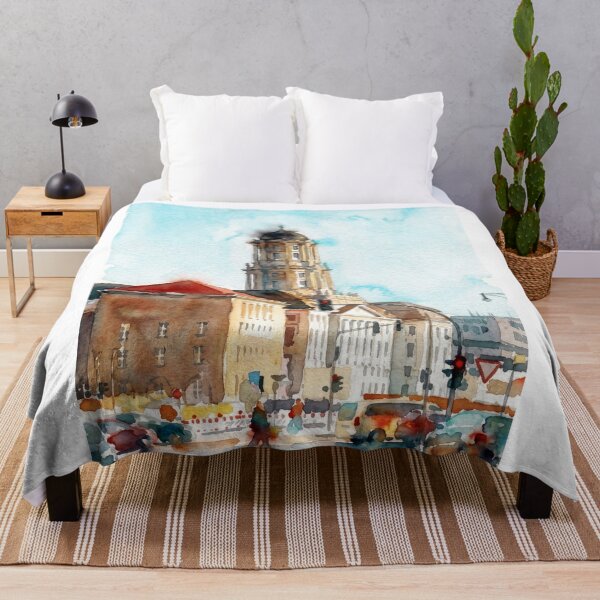 Item preview, Berlin Altes Stadthaus Watercolor Street designed and sold by caracatita75.