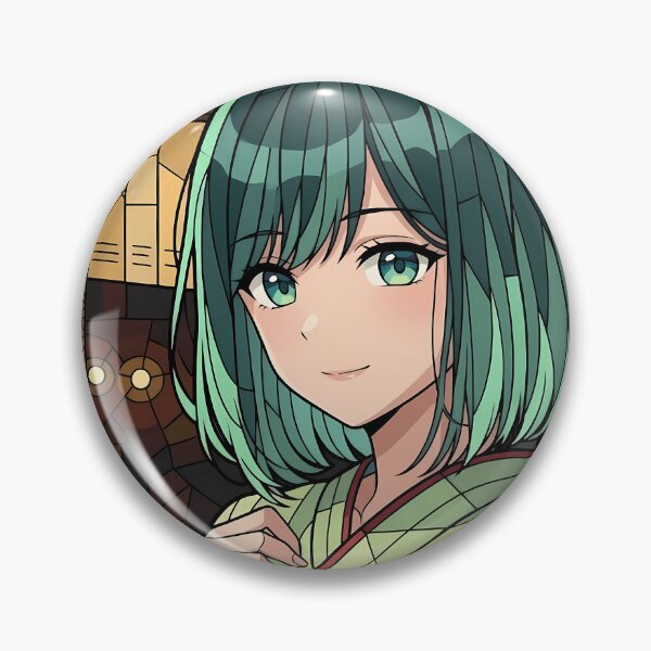Item preview, Akane Kurokawa Oshi no Ko Stained Glass Kimono Smile designed and sold by mildaclairmo.