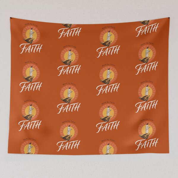 Item preview, Walk On Water Faith Minimalist Silhouette designed and sold by alvahunter.