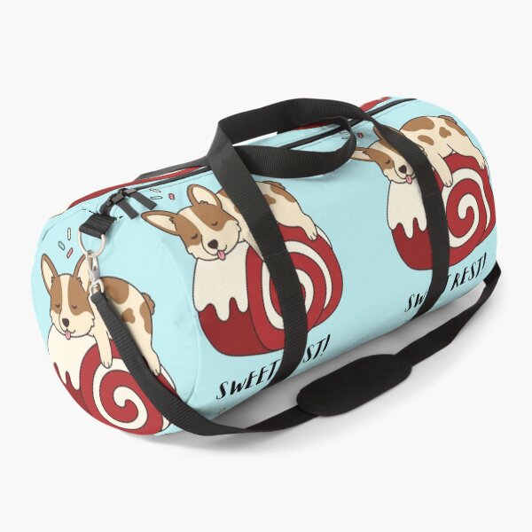 Item preview, Sweet Rest Cute Corgi Sleeping On Swiss Roll Cake Art designed and sold by Amir Faysal.