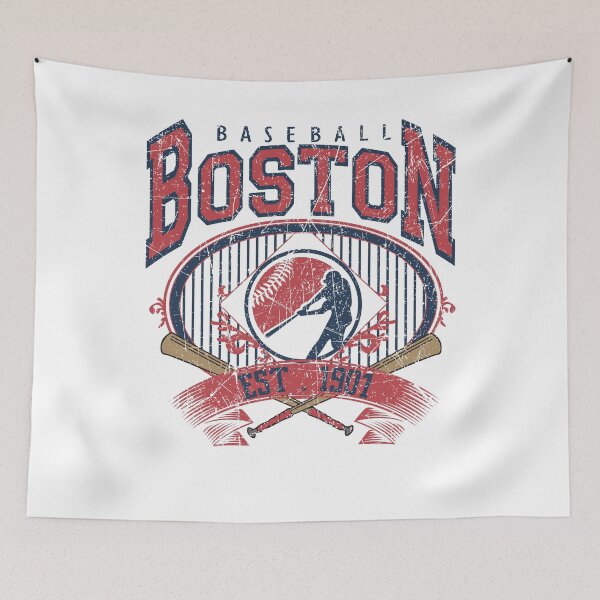 Item preview, Vintage Red Blue Baseball Heritage Crest designed and sold by PatsyOCool.