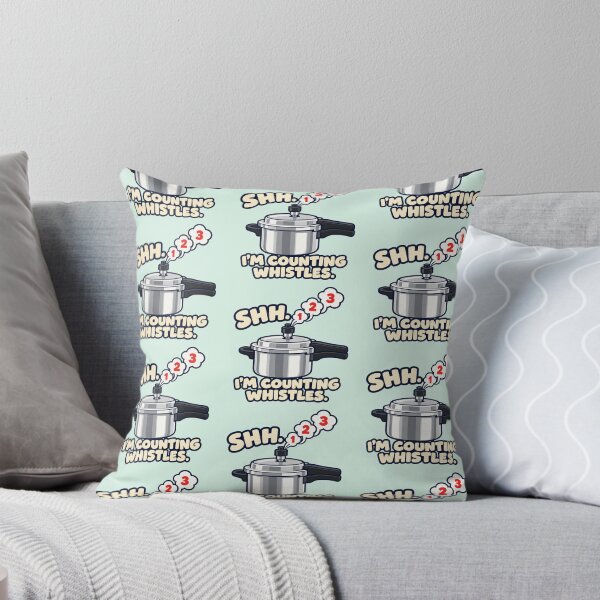 Item preview, Shh I'm Counting Whistles – Funny Indian Pressure Cooker designed and sold by Fanverse Merchandise.