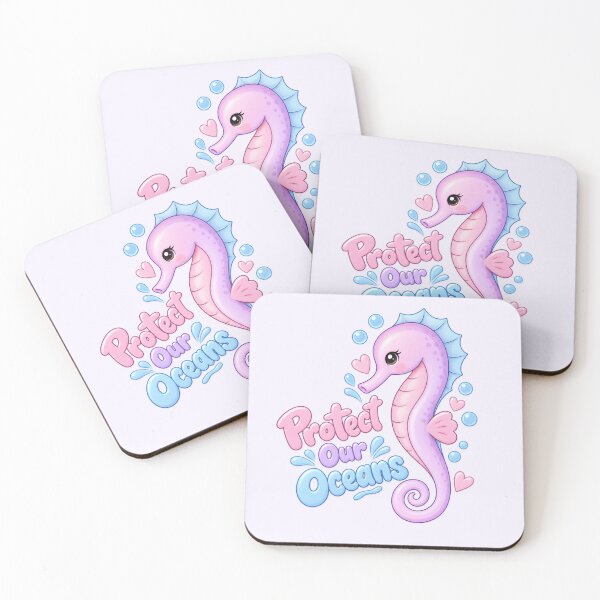 Item preview, Protect Our Oceans - Lilac Seahorse designed and sold by Danielle Official.