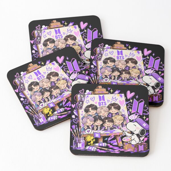 Item preview, Snoopy BTS ARMY Drawing – Cute Kawaii K-Pop Cartoon Aesthetic designed and sold by Kimheawon.