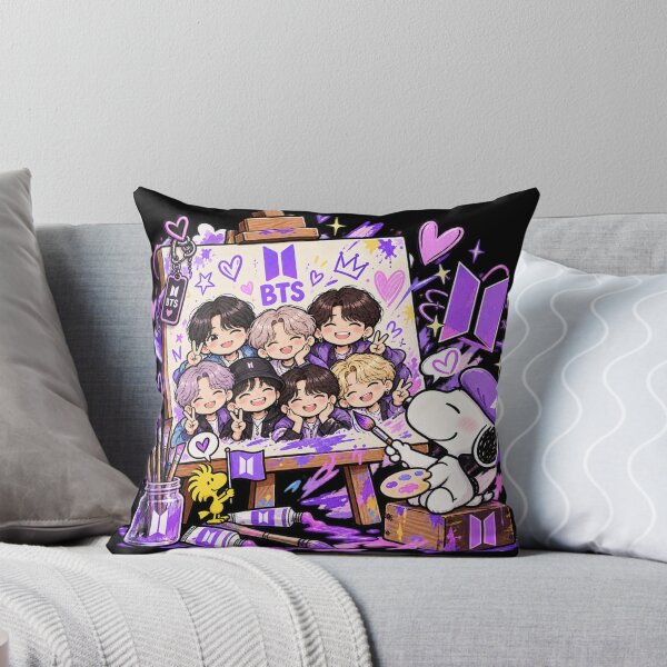 Item preview, Snoopy BTS ARMY Drawing – Cute Kawaii K-Pop Cartoon Aesthetic designed and sold by Kimheawon.