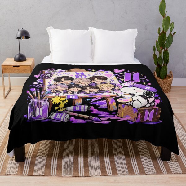 Item preview, Snoopy BTS ARMY Drawing – Cute Kawaii K-Pop Cartoon Aesthetic designed and sold by Kimheawon.