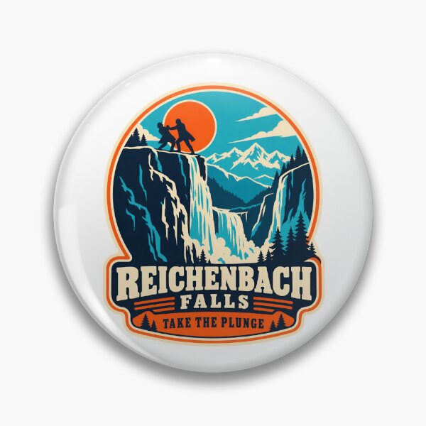 Item preview, Sherlock Holmes: Reichenbach Falls Take the Plunge designed and sold by Fenay Designs.