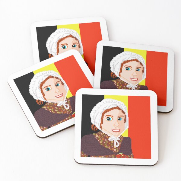 Item preview, Belgian Girl In Traditional Lace Bonnet Art designed and sold by IllyrianRoots.