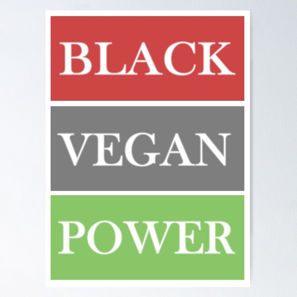 Item preview, Black Vegan Power designed and sold by LeviDStraus.