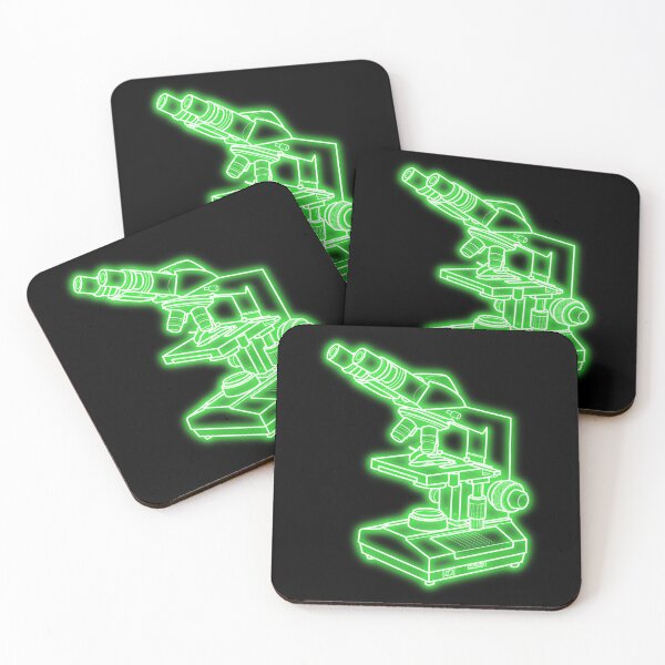 Item preview, Green Neon Microscope designed and sold by emmacatwheels.