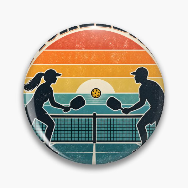 Item preview, Pickleball Eat Play Paddle Good Vibes Badge designed and sold by JAZZY-DESIGN.