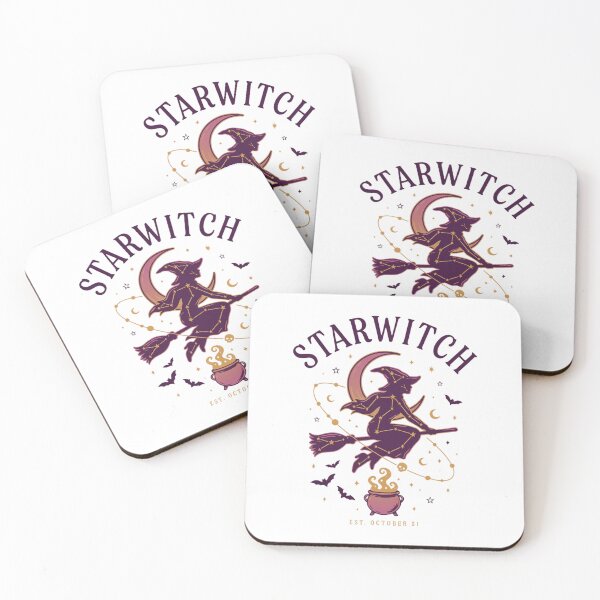 Item preview, Starwitch Halloween Design – Constellation Witch on Broomstick Graphic Tee v2 designed and sold by DarylWelsh2024.