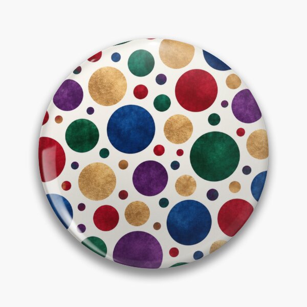 Item preview, Luxury Jewel Tone Gold Metallic Polka Dots Seamless Pattern designed and sold by Shivora Studio.