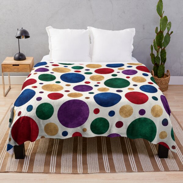 Item preview, Luxury Jewel Tone Gold Metallic Polka Dots Seamless Pattern designed and sold by Shivora Studio.
