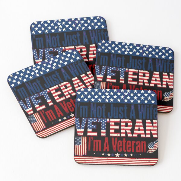 Item preview, I'm Not Just A Wife I'm A Veteran Military Wife designed and sold by AEROOZETA.