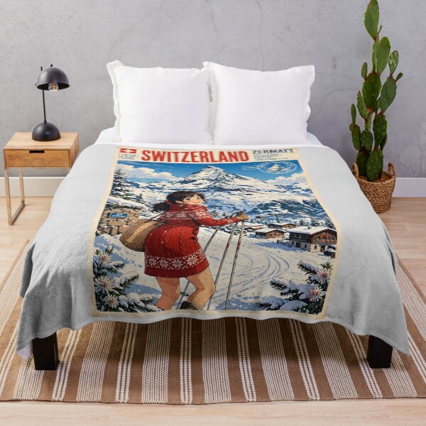 Item preview, SWITZERLAND - ZERMATT Alpine - Snow and Chocolate designed and sold by DibujandoPorfa.