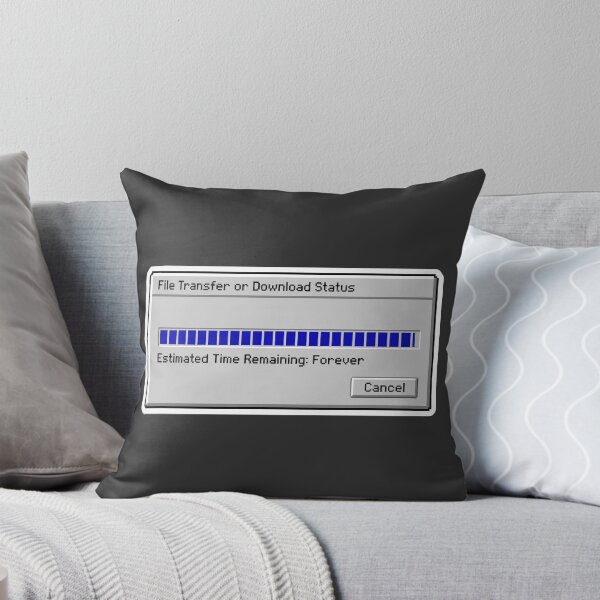 Item preview, Estimated Time Remaining: Forever - Retro Download Progress Bar    designed and sold by Potato Quality Prints.